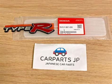 Honda Genuine Civic Ep Type R Rear Emblem Badge S T E Oem Jdm