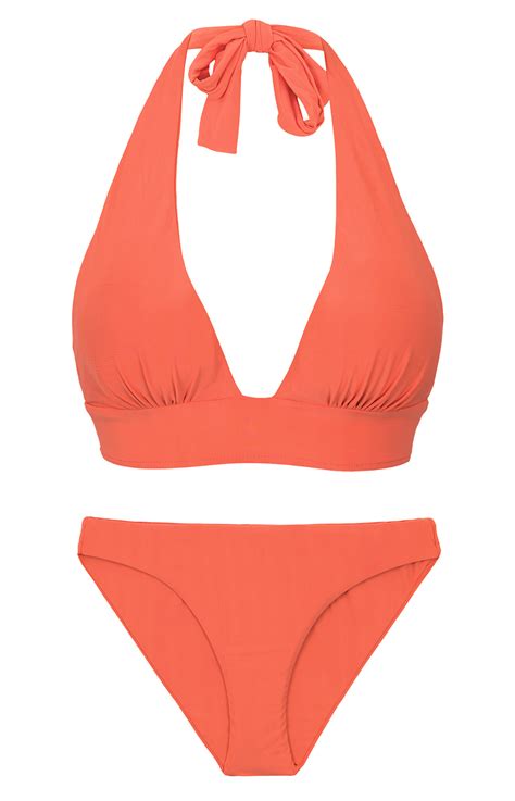 Bikini Set Light Peach Halter Cos Essential Comfy Br Nd Rio De Sol