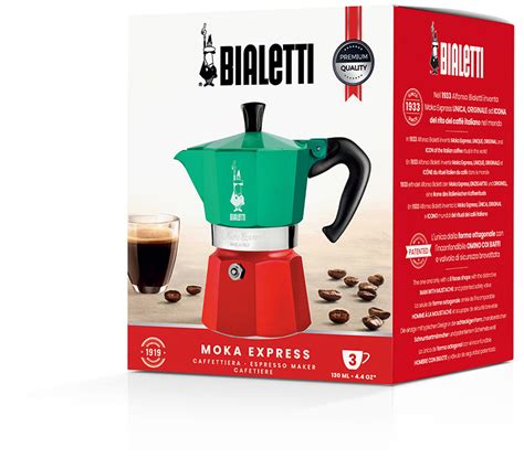 Bialetti Moka Express Italia Tricolore Bialetti Shop De