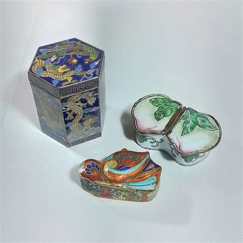 Cloisonne Box Etsy