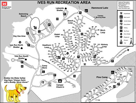 Ives Run Campground Map