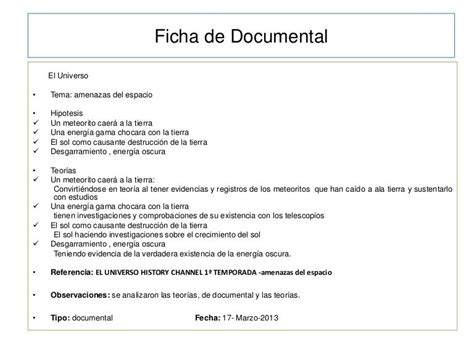 Ficha Documental