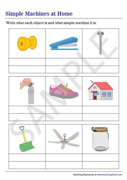 Simple Machines at Home Worksheet - Worksheets Library