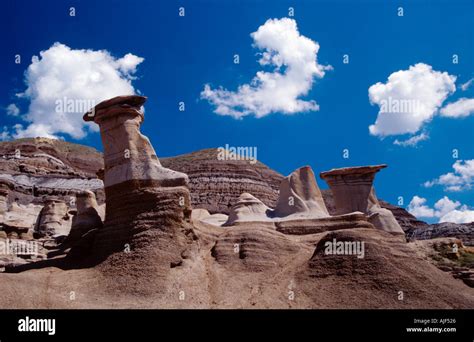 Hoodoos, Alberta, Canada Stock Photo - Alamy