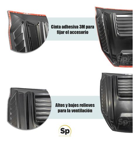 Toma De Aire Completa Cofre Tipo Raptor Ford Ranger 2021 Meses Sin