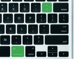 Zooming with Keyboard Shortcuts in the Web Browser – MacTip