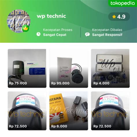 Toko Wp Technic Online Produk Lengkap Harga Terbaik Tokopedia