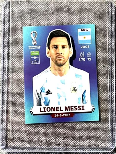 PANINI FIFA WORLD Cup Qatar 2022 Lionel Messi Argentina ARG 20