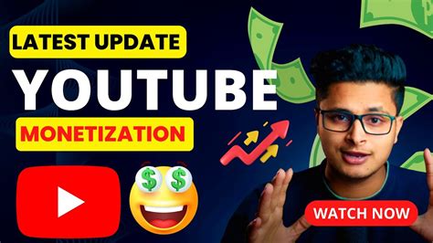 Youtube Latest Monetization Update 2023 For New Creators New Youtube Update For Monetization