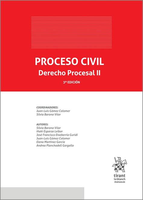 Librería Dykinson Proceso Civil Derecho Procesal Ii Barona Vilar