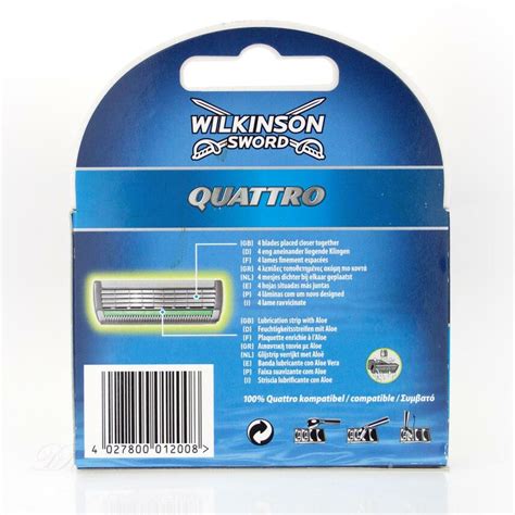 Wilkinson Sword Quattro Klingen St Ck