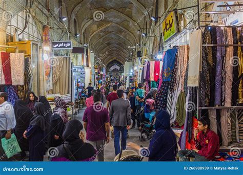 SHIRAZ IRAN JULY 6 2019 View Of The Vakil Bazaar Market In