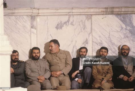 Iranian military leaders at Motahari mosque, Tehran, May 1991. They ...