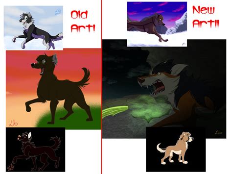 Old art VS New art by Solkeyia on DeviantArt