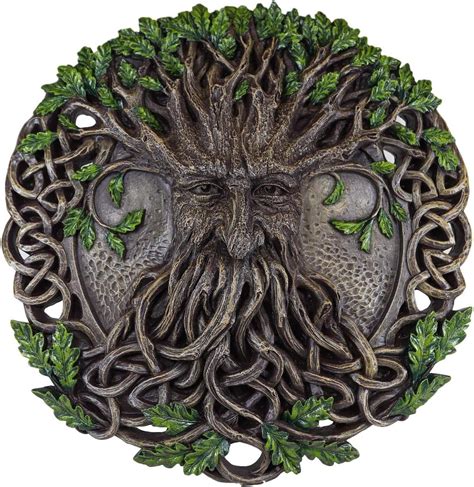 Ebros Nature Spirit God Celtic Tree Of Life Oak Tree Greenman Hanging