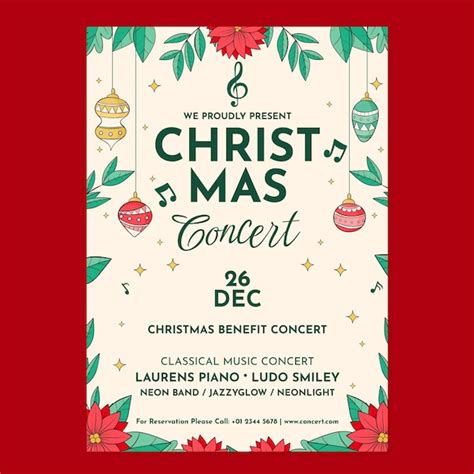 Christmas Concert Poster Template