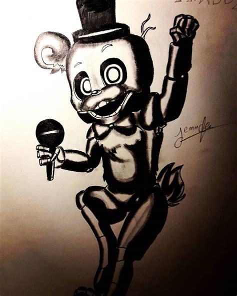 FNAF 3 - Phantom Freddy Drawing by GysmooDog on DeviantArt