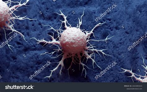 3d Rendered Medical Illustration Cancer Cell Stock Illustration 2221003213 Shutterstock