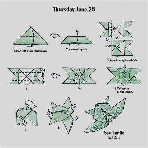 Turtle Origami Instructions - Origami