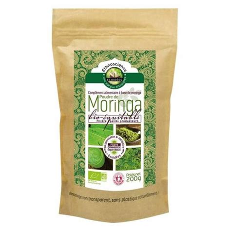 Moringa en poudre bio équitable 200g Nutri Naturel