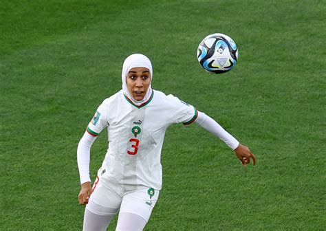 Moroccos Benzina Makes World Cup History As 1st Player With Hijab