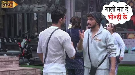 Munawar And Abhishek Big Fight In Task Big Boss 17 Fight Big Boss