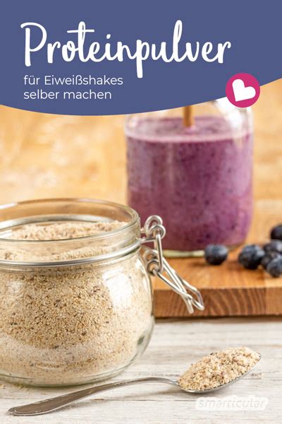 Proteinpulver für Eiweißshakes einfach selber machen auf Vorrat Low