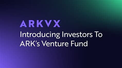 Introducing Investors To The ARK Venture Fund