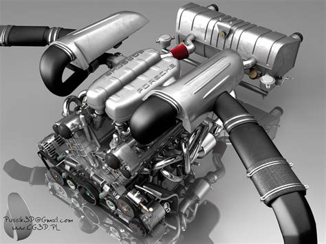 Porsche Carrera GT Engine by pussik on DeviantArt