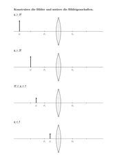 Physik Arbeitsmaterialien Optische Abbildungen Und Linsen 4teachers De