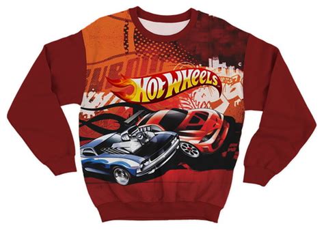 Moletom Infantil Hot Wheels Vermelho Elo7 Produtos Especiais
