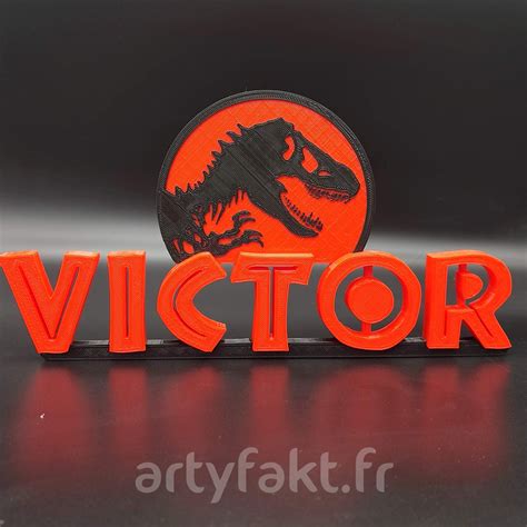 Prénom 3D Jurassic Park ArtyFakt