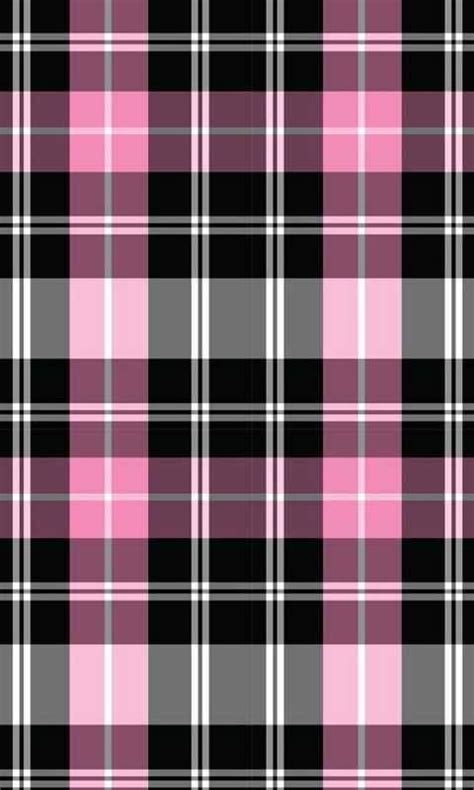 Hot Pink And Black Plaid Backgrounds