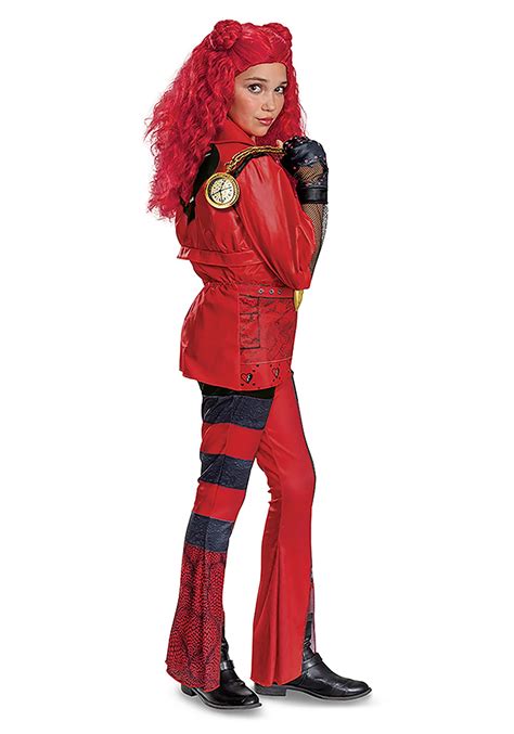 Disney Descendants 4 Girls Deluxe Red Costume Disney Costumes