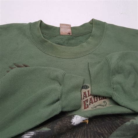 Vintage AMERICA BALD EAGLES Habitat Animals Style Swe… - Gem