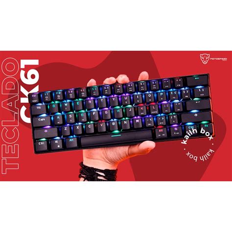 Teclado Mec Nico Gamer Motospeed Ck Essential Rgb Switch Outemu Us