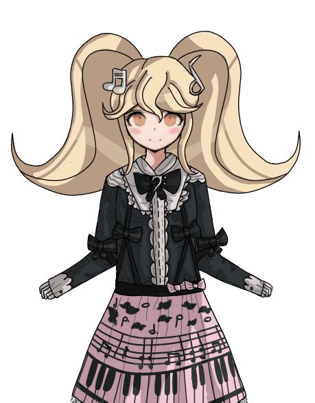 Hiyoko Saionji The Ultimate Pianist Half Body Sprite By Me R Danganronpa