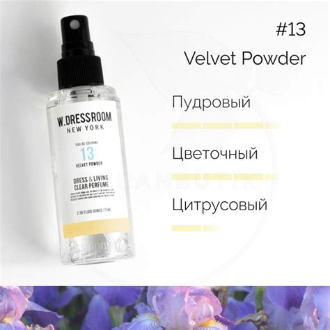W.Dressroom Парфюмированный спрей для дома Dress & Living Clear Perfume ...