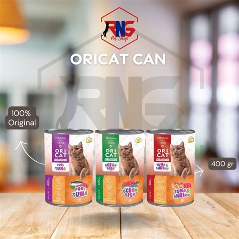 Jual Oricat Kaleng Gr Ori Cat Wet Food Can Makanan Kucing Basah