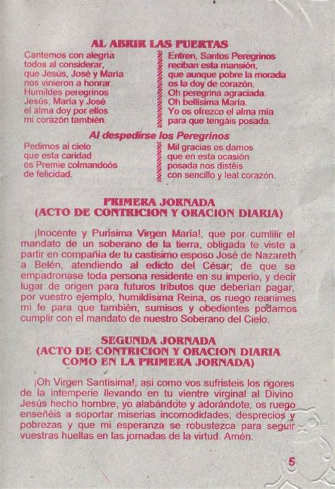 The Back Side Of A White Paper With Red Writing On It And Words In Spanish