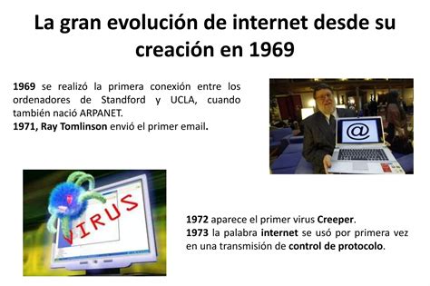 La Gran Evolución De Internet Desde Su Creación Ppt Descarga Gratuita