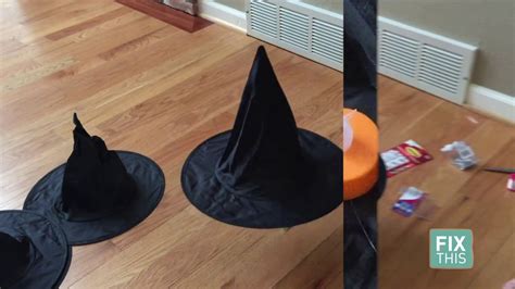 Diy Spooky Floating Witch Hats How To Youtube