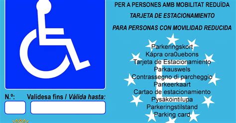 Policía Local De Quesa Renovación De Tarjetas De Estacionamiento Para Personas Con Movilidad