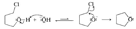 Organic Chemistry Product Of 4 Chlorobutan 1 Ol Treated With KOH In