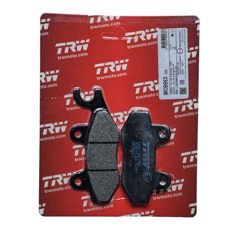 Bremsbelag TRW Organisch Daelim S3 125 SABBLS 4 Takt 4V 11 16 Hinten