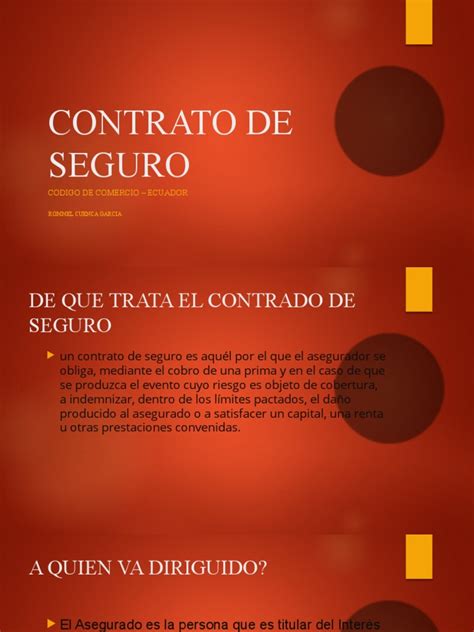 Contrato De Seguro Pdf Seguro Derecho Civil Sistema Legal