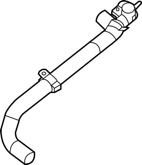 Nissan Murano Wagon Sl Le For Mex Radiator Coolant Hose Upper