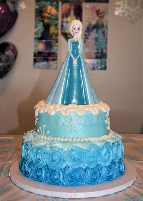 Sephias 7th Birthday Party Elsa Cake Frozen Birthday Cake Frozen