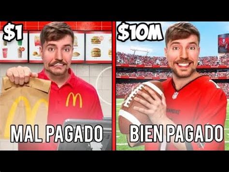 Mr Beast Trabajos Por Dolar Y Por Millones Bgz Yt Youtube