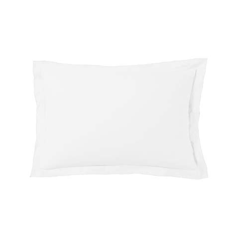 Blanc Avenue Taie D oreiller 50x70 Cm Satin De Coton Blanc à Prix Carrefour